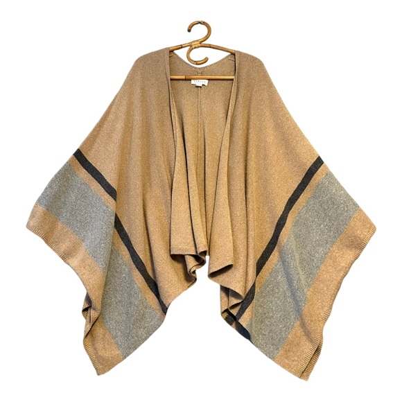 Velvet Graham & Spencer | Harper Open Front Poncho Cape Cardigan Size XS/S - Picture 2 of 10
